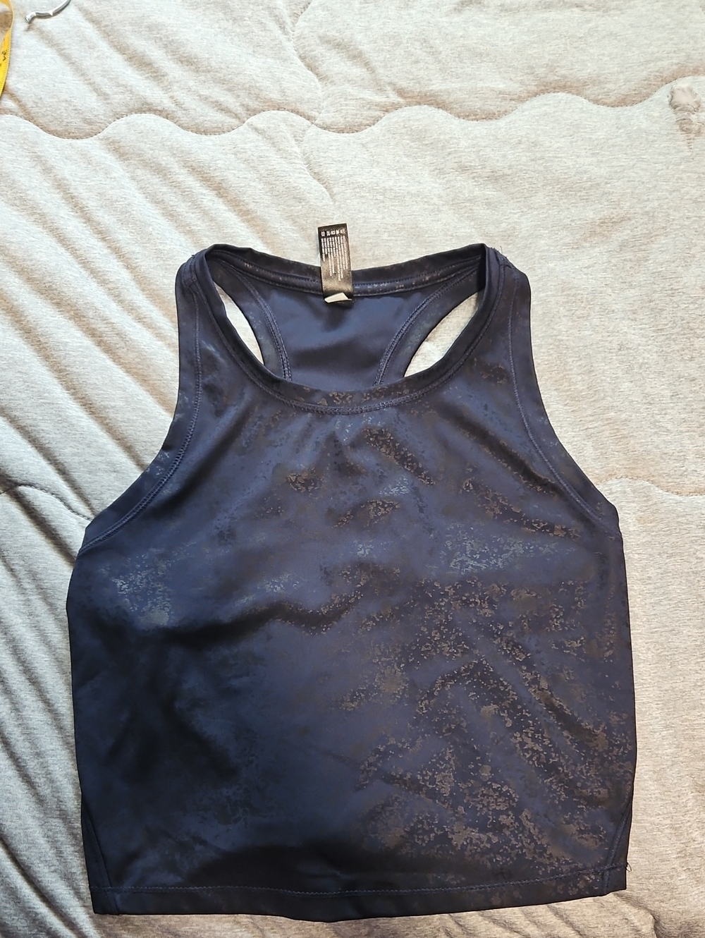 90 Degree By Reflex Navy Racerback Athletic Tank
